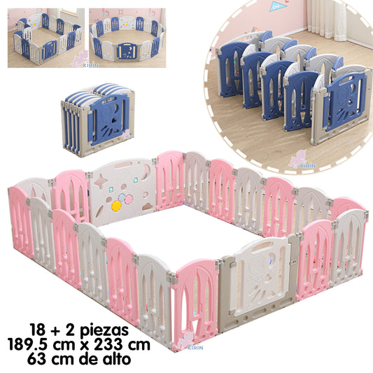 Corral Área De Juego Modulable 18 panel