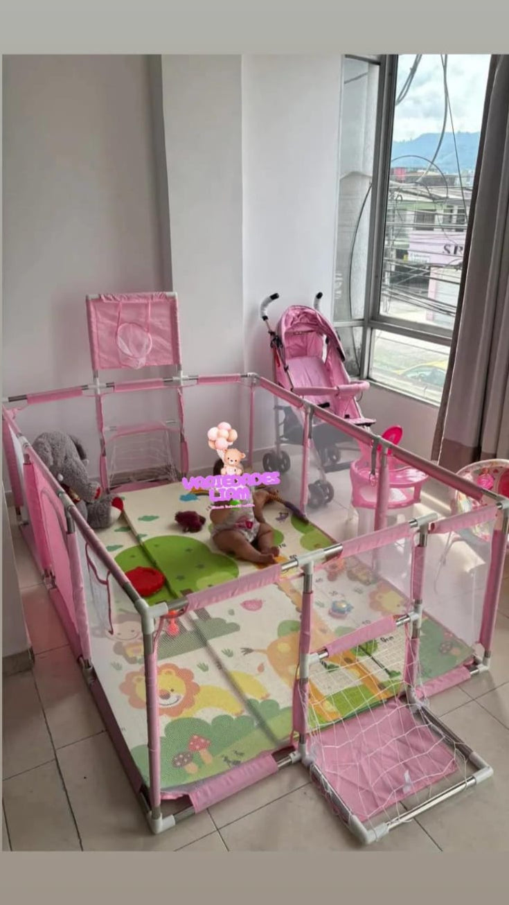 CORRAL DE JUEGOS INFANTIL✅🎁+ 30 pelotas