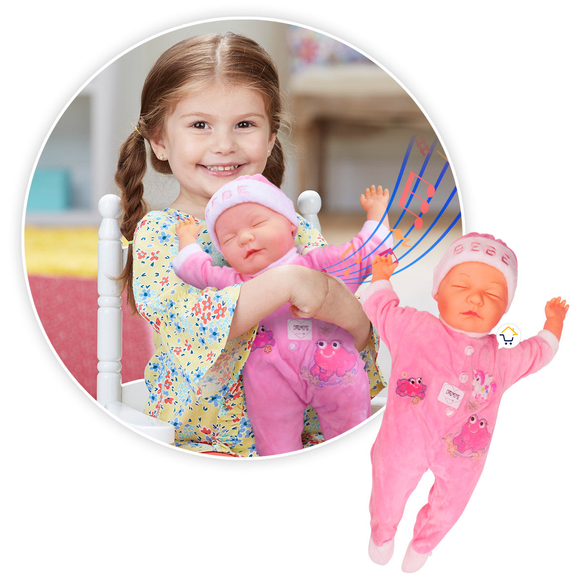 Muñeca Bebé Canciones Didáctica Peluche