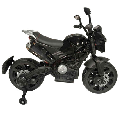 MOTOCICLETA ELECTRICA C/LLANTAS DE APOYO