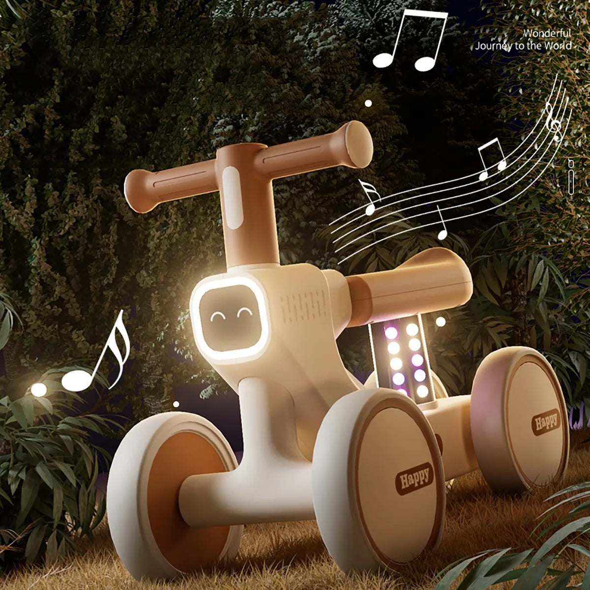 TRICICLO 4 RUEDAS CON OJOS