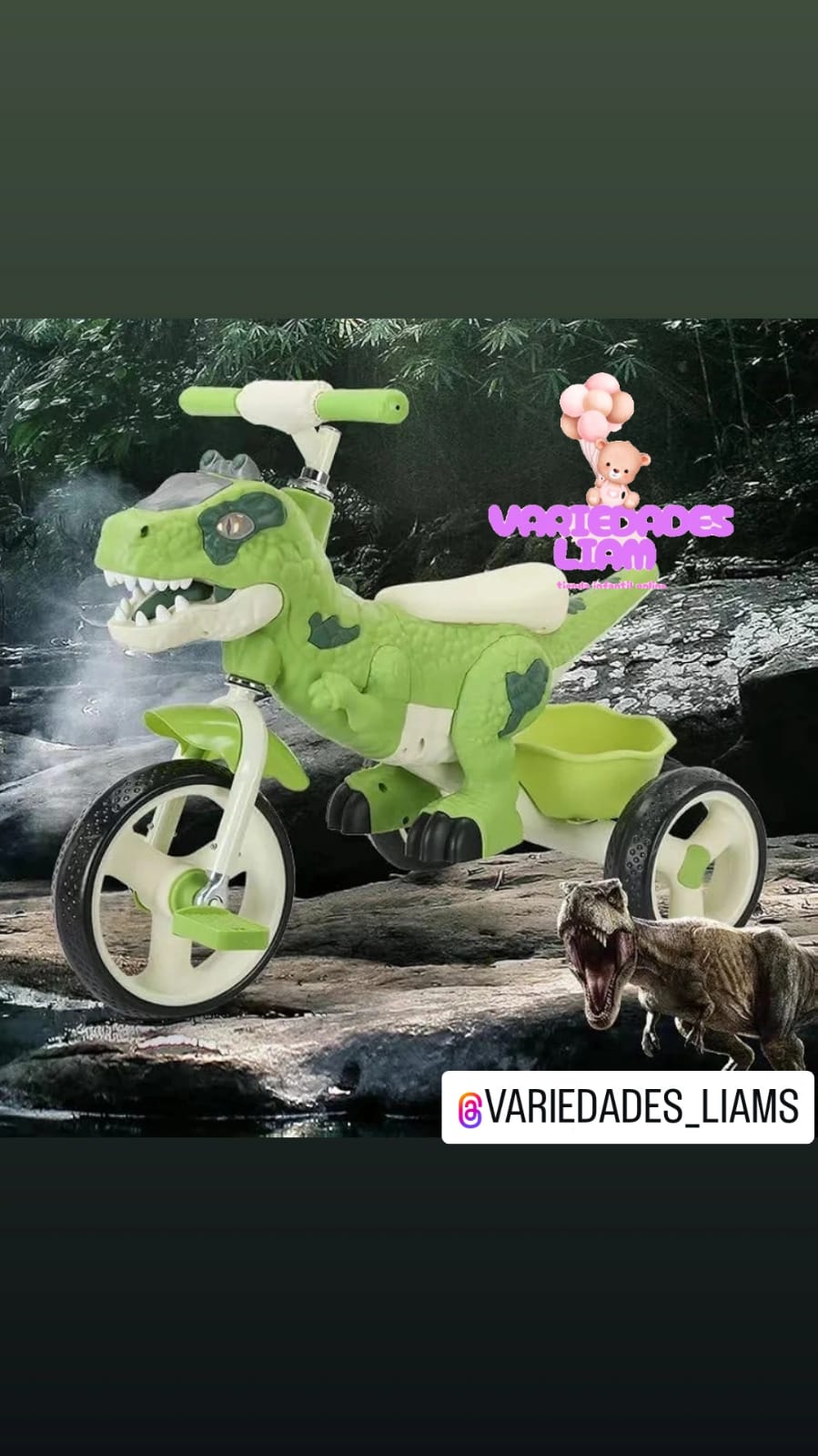 Triciclo Bicicleta Dinosaurio TR-064🦕