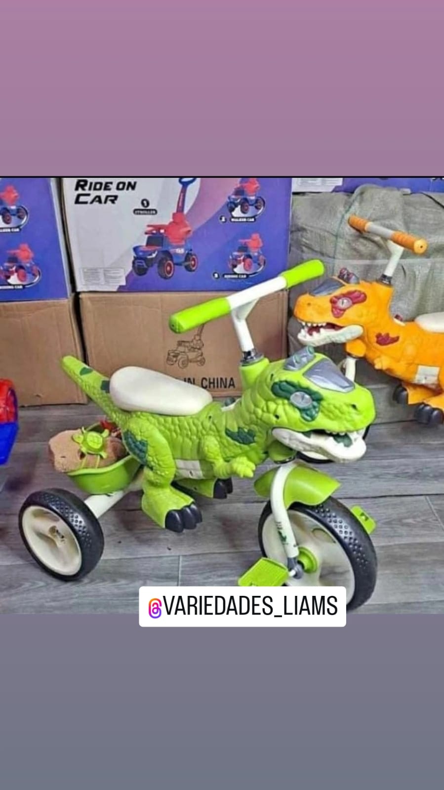 Triciclo Bicicleta Dinosaurio TR-064🦕